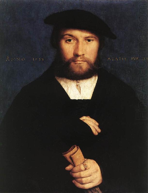 HOLBEIN, Hans the Younger Portrait of a Member of the Wedigh Family sf china oil painting image